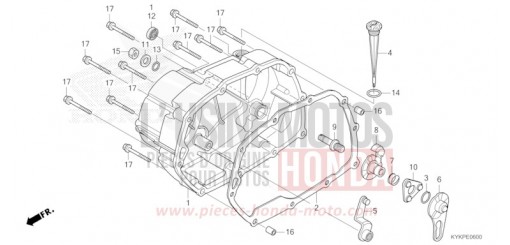PANNEAU CARTER-MOTEUR D. CRF110FP de 2023